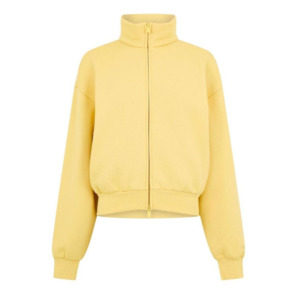 Fear Of God Essentials Womens/Ladies Full Zip Fleece Jacket / Tuscan